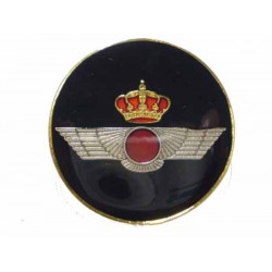 Distintivo metálico boina Ejército del Aire fondo negro