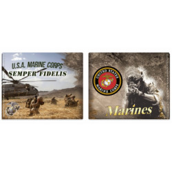 Cartera billetera Marines USA 34951