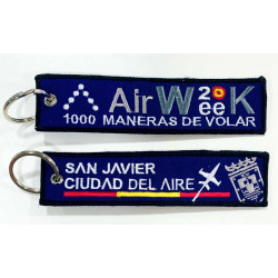 Llavero AirWeek San Javier 1000 Maneras de Volar bordado