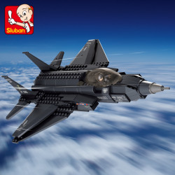 Avión Caza de combate F-35 252 piezas SLUBAN bloques de construcción
