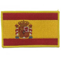 Escudo parche bandera España. Reglamentaria para uso en mono de vuelo y uniforme