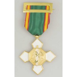 Medalla militar condecorativa al mérito Policia distintivo blanco