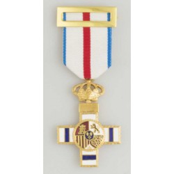 Medalla militar condecorativa al mérito Militar distintivo azul