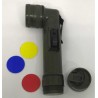Linterna militar señalización color de lente intercambiale